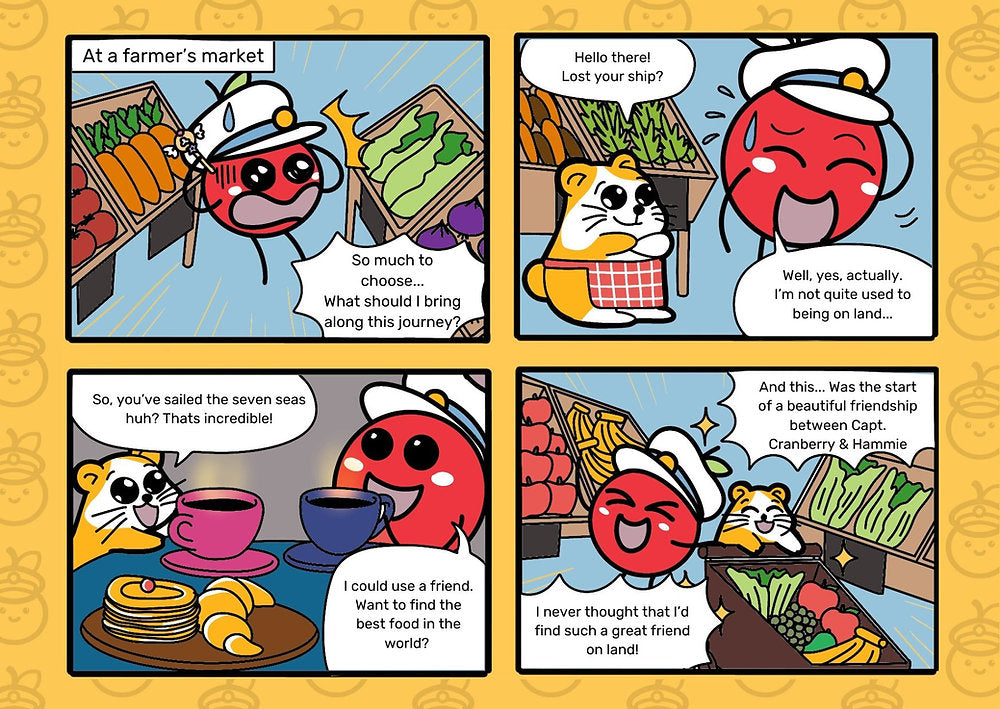 Comic 0: How did Captain Cranberry find Ms Hammie?